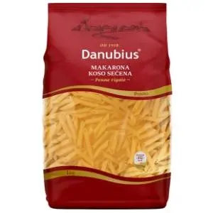 Makaroni koso sečeni DANUBIUS 1kg slide slika
