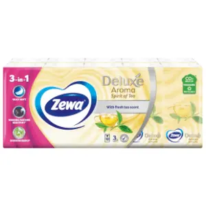 Papirne maramice ZEWA deluxe tea scent 3sloja 10kom slide slika