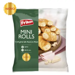 Mini rolls topljeni sir pileća prsa FRIKOM 500g slide slika