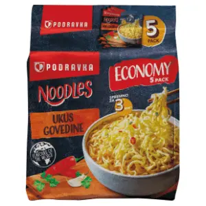 Nudle PODRAVKA govedina fini-mini 5x75g slide slika