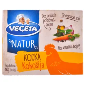 Kocka za supu VEGETA natur kokošija 60g slide slika
