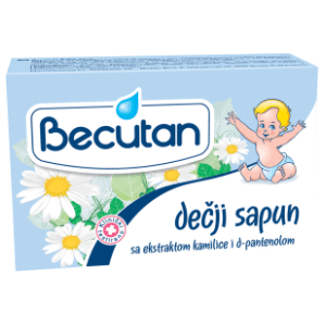 Dečiji sapun BECUTAN kamilica 90g slide slika