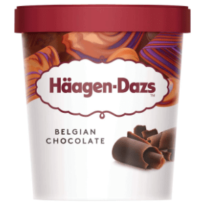 Sladoled HAAGEN DAZS belgian chocolate 460ml slide slika