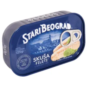 STARI BEOGRAD fileti skuše u ulju 125g slide slika