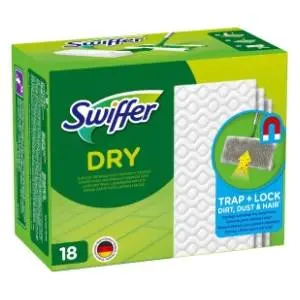 SWIFFER maramice za suvo čišćenje podova 18kom slide slika