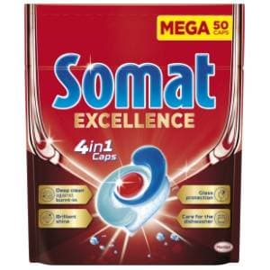 Tablete SOMAT excellence 4in1 50kom slide slika