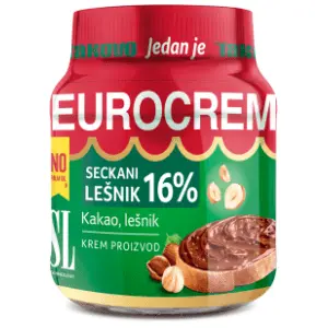 Eurokrem seckani lešnik 16% TAKOVO 350g slide slika