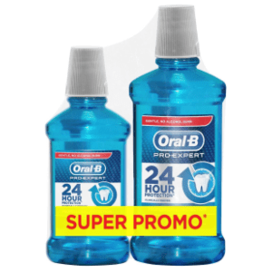 Tečnost za ispiranje usta ORAL B Pro expert 500ml+250ml gratis slide slika
