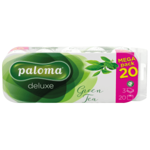Toalet papir PALOMA deluxe green tea 3sloja 20kom slide slika