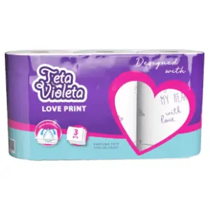Ubrus VIOLETA Love 3sloja 3kom slide slika
