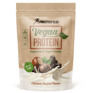 PROTEINI.SI vegan protein čokolada lešnik 500g slide slika