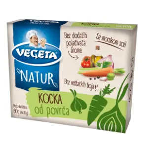 Kocka za supu VEGETA natur povrćna 60g slide slika