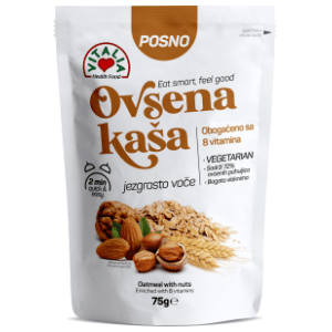 VITALIA ovsena kaša jezgrasto voće 75g slide slika