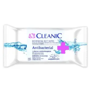 Vlažne maramice CLEANIC antibacterial 15kom slide slika