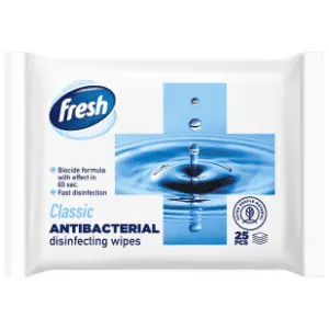 FRESH antibacterial vlažne maramice 25kom slide slika