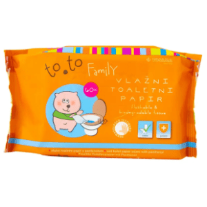 Vlažni toalet papir TOSAMA to.to sensitive 60kom slide slika