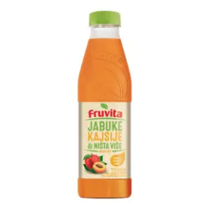 Voćni sok FRUVITA 100% jabuke kajsije i ništa više 750ml slide slika