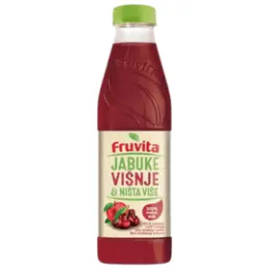 Voćni sok FRUVITA jabuke višnje i ništa više 330ml slide slika