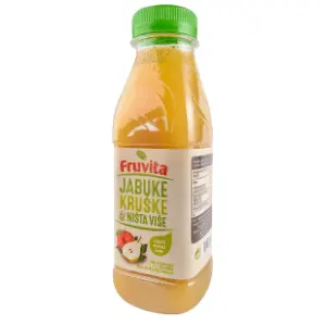 Voćni sok FRUVITA kruške jabuke i ništa više 330ml slide slika