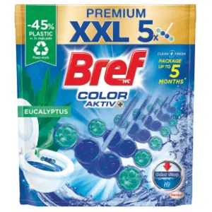 WC osveživač BREF eucalyptus XXL 5x50g slide slika