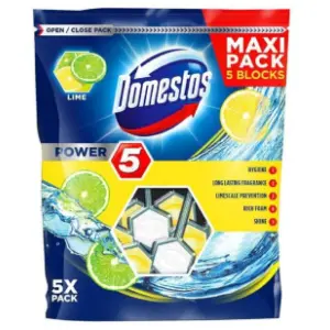 WC osveživač DOMESTOS lime 5x55g slide slika