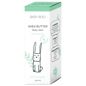 BABY BOO dečiji organski losion za telo shea butter 200ml slide slika