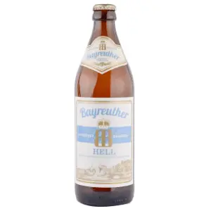 Pivo BAYREUTHER hell 0,5l slide slika