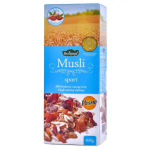 Musli sport bez šećera BIO ŠPAJZ 400g slide slika