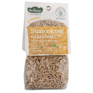 Suncokret oljušteni organski BIO ŠPAJZ 200g slide slika