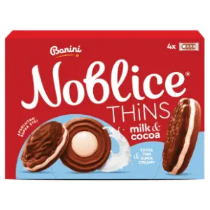 NOBLICE keks Thins milk & cocoa 190g slide slika