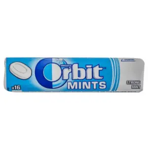 Bombone ORBIT strong mint 16kom slide slika
