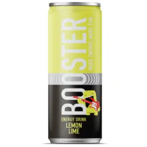 BOOSTER limun limeta energetski napitak 250ml slide slika