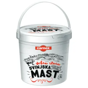 Svinjska mast CARNEX 1kg slide slika