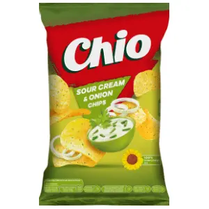 CHIO sour cream & onion 80g slide slika