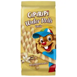 CIPIRIPI wafer rolls vanila 150g slide slika