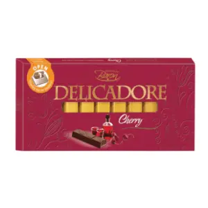 Čokolada DELICADORE cherry 200g slide slika