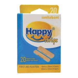 Flaster HAPPY 20kom slide slika