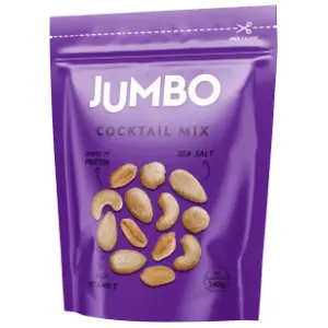 Grickalice JUMBO cocktail mix 180g slide slika