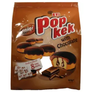 Keks ETI pop kek čokolada 144g slide slika