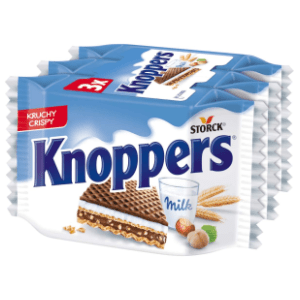 KNOPPERS vafl mleko i lešnik 3x25g slide slika