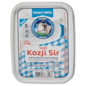 Kozji sir SELECT MILK 250g slide slika