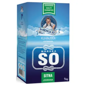 Morska so PANONIJA sitna jodirana 1kg slide slika