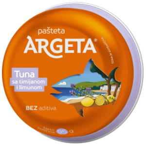 Pašteta ARGETA tuna sa timijanom i limunom 95g slide slika
