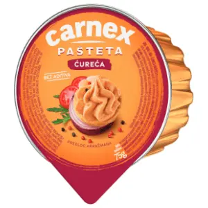Pašteta ćureća CARNEX 75g slide slika