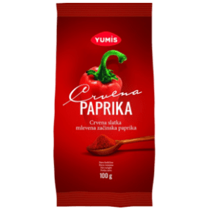 Crvena slatka paprika mlevena YUMIS 100g slide slika