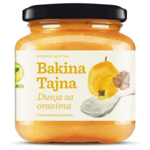 Domaće slatko dunja sa orasima BAKINA TAJNA 375g slide slika