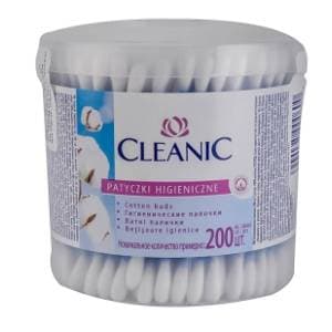 Štapići za uši CLEANIC 200kom slide slika