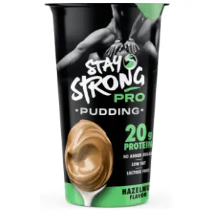 Protein puding lešnik STAY STRONG 200g slide slika