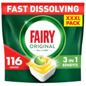 Tablete FAIRY All in one limun 116kom slide slika