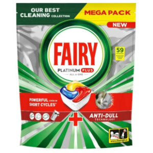 Tablete FAIRY Platinum plus 59kom slide slika
